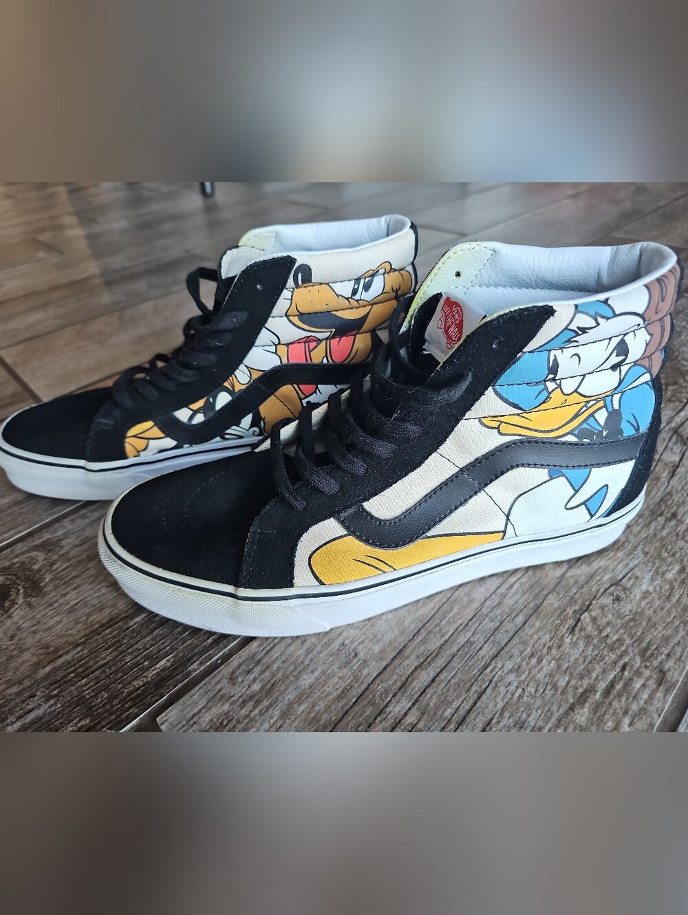 Vans x Disney Sk8-Hi High-Top Sneakers – Unisex – Like New – No Box